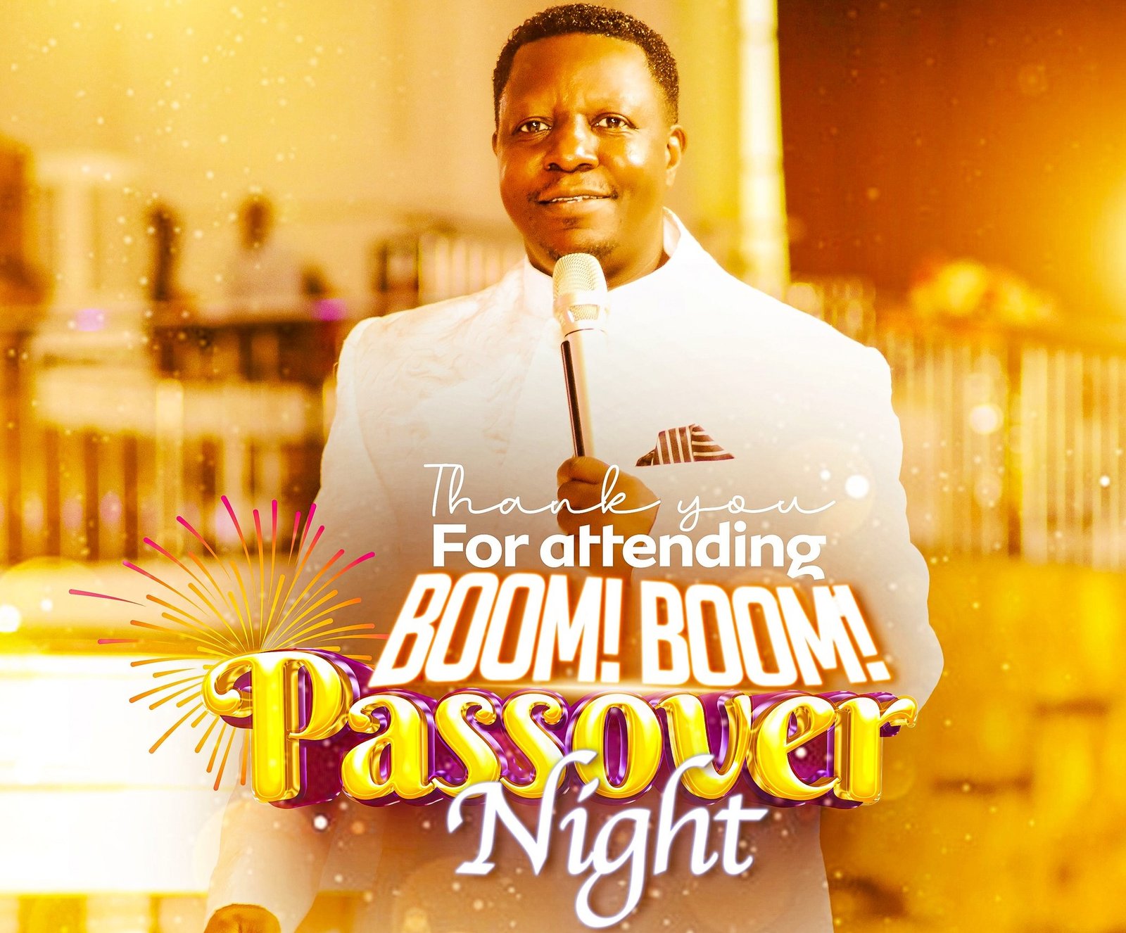 At Brother Ronnie's Holy City Entebbe, Passover Night was an incredibly miraculous night.